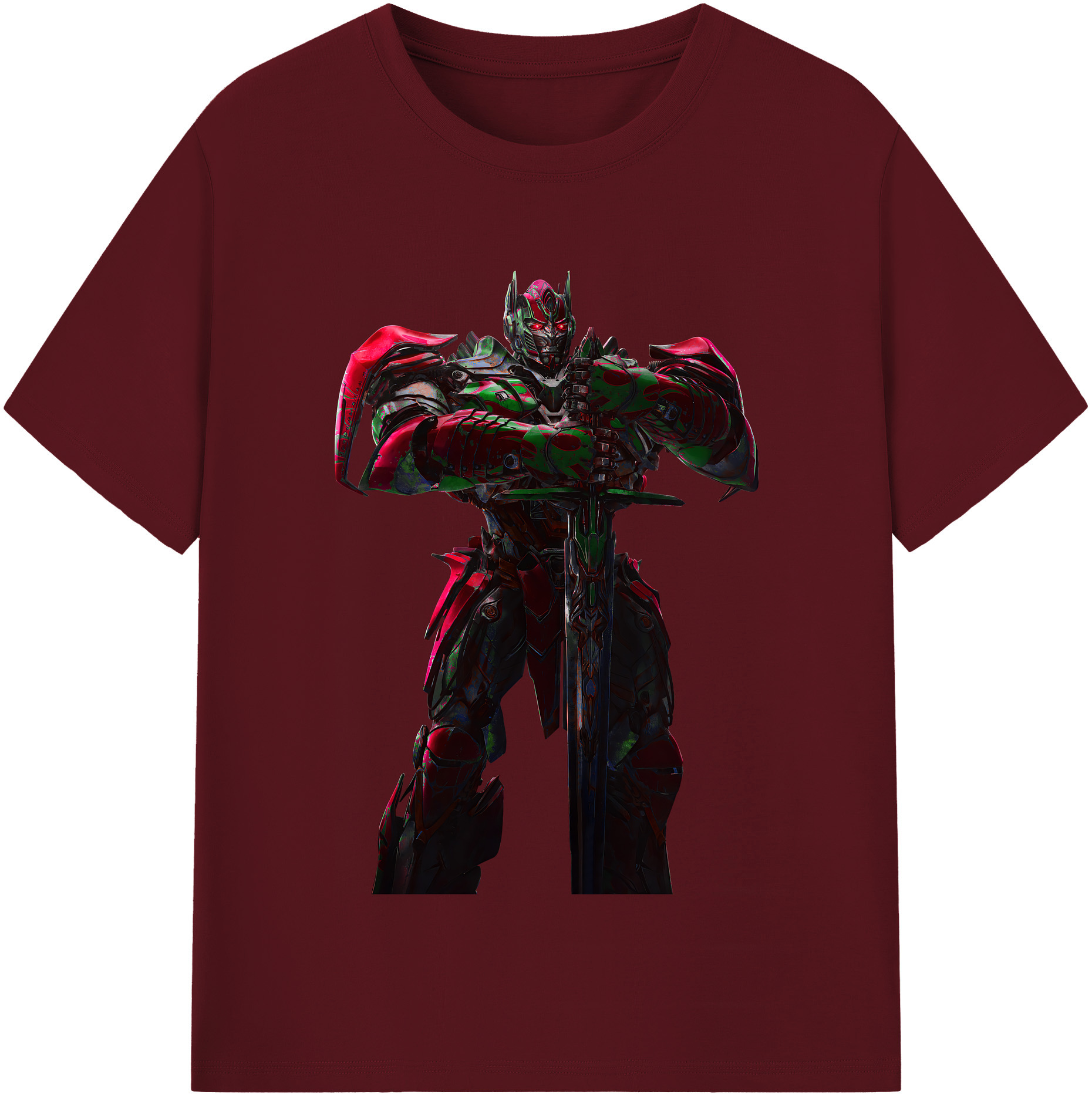 （画像用） Transformers トランスフォーマー 綿100％半袖Tシャツ（フロントプリント）